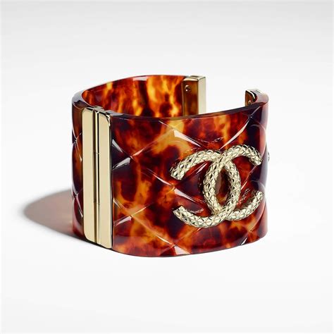 chanel resin cuff bracelet replica|chanel knock off necklace.